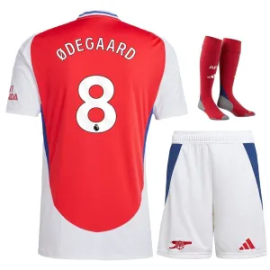 Ødegaard Arsenal 2024/25 Kids' Home Replica Jersey - Red