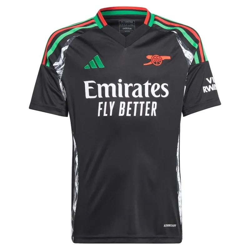 SALIBA Arsenal 2024/25 Kinder - Auswärts - Replikations - Trikot - Schwarz