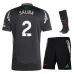 SALIBA Arsenal 2024/25 Kinder - Auswärts - Replikations - Trikot - Schwarz