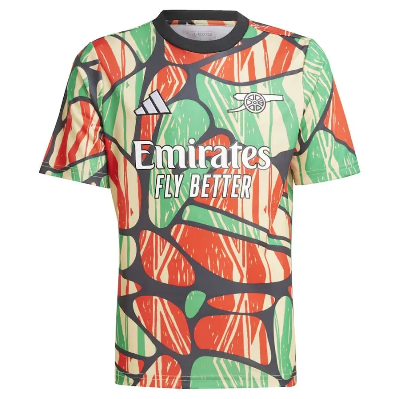 Maillot d'entraînement avant - match enfant Arsenal 2024/25 - Rouge