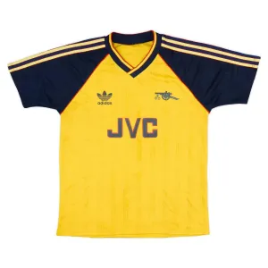 Arsenal 1988/1989 Away Jersey - Yellow
