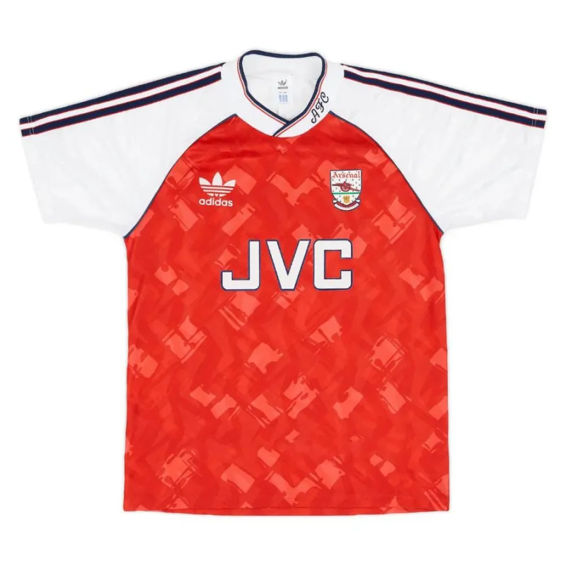 Maillot domicile Arsenal 1990 - Rouge