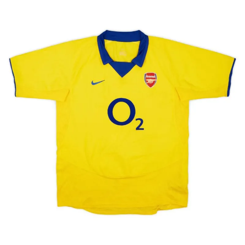Maglia di trasferta Arsenal 2003/2004 - Gialla