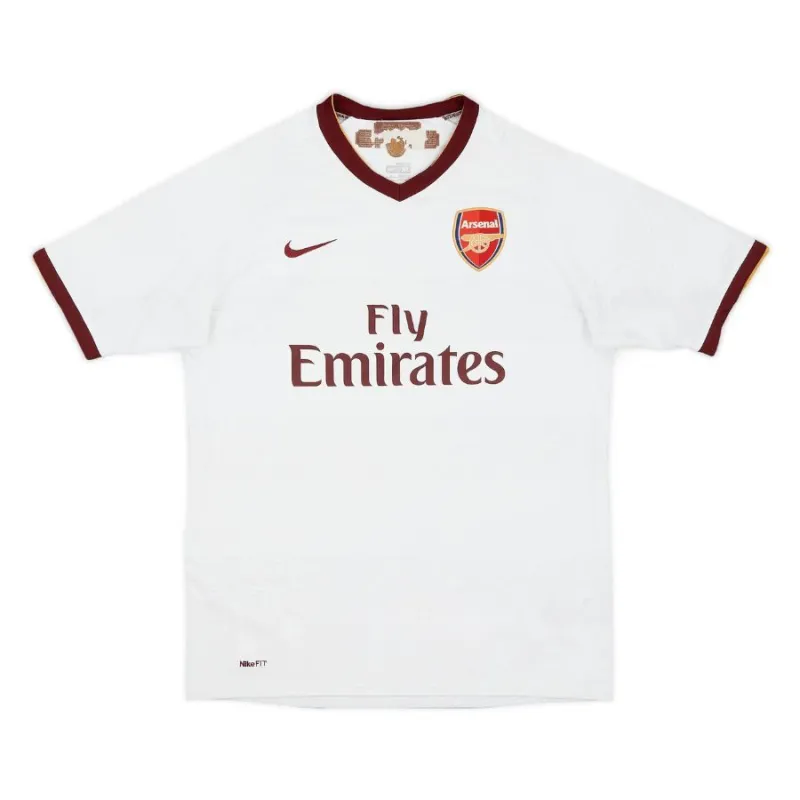 Maglia di trasferta Arsenal 2007/2008 - Bianca