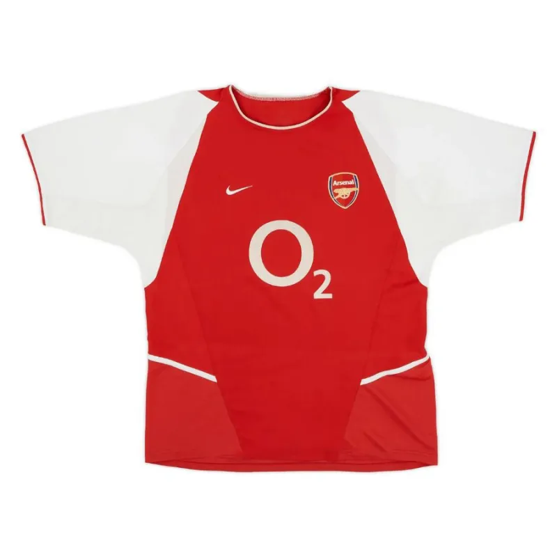 Maillot domicile Bergkamp Arsenal 2002/2004 - Rouge