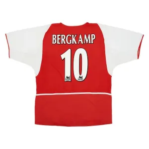 Bergkamp Arsenal 2002/2004 Home Jersey - Red
