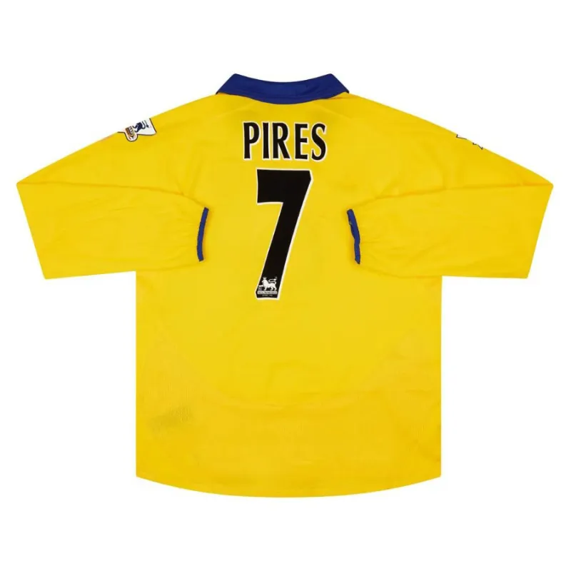 Maglia di trasferta Pires Arsenal 2003/2004 - Gialla