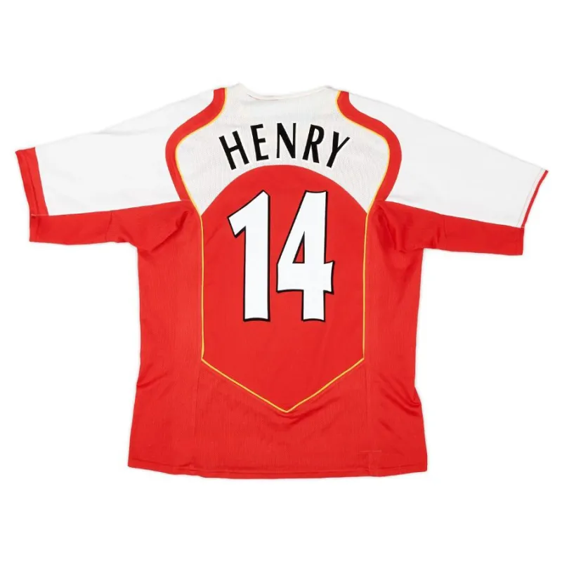 Maglia di casa Henry Arsenal 2004/2005 - Rossa