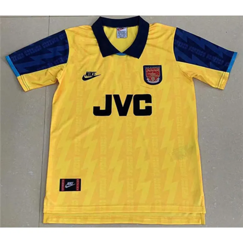 Camiseta de visita Arsenal 1994 - Amarilla