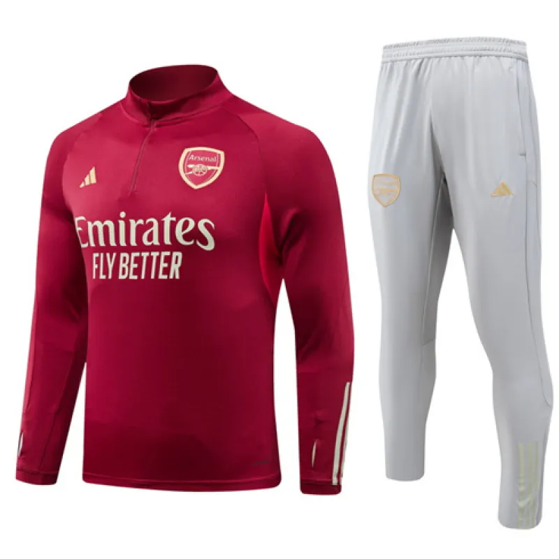 Arsenal 2024/25 Season Kids' Sports Suit - Burgundy