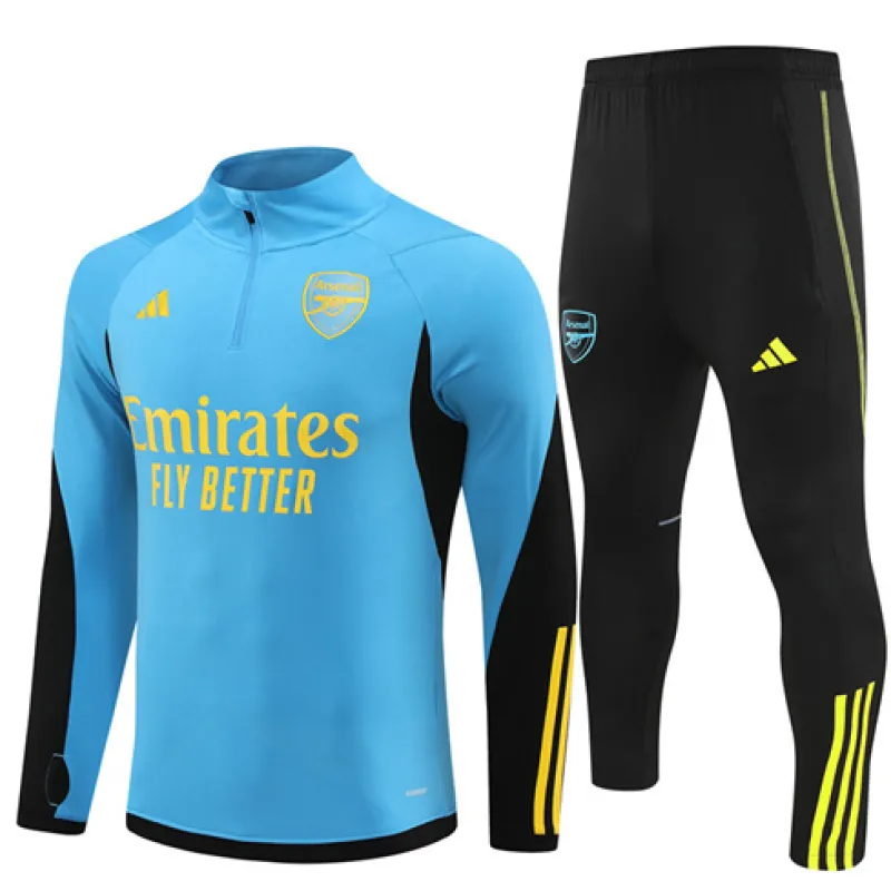 Arsenal 2024/25 Saison Kinder Sportanzug - Hellblau
