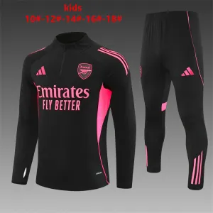 Arsenal 2025/26 Kids Sports Set Black