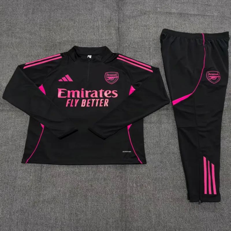 Arsenal 2025/26 Set Sportivo Bambino Nero