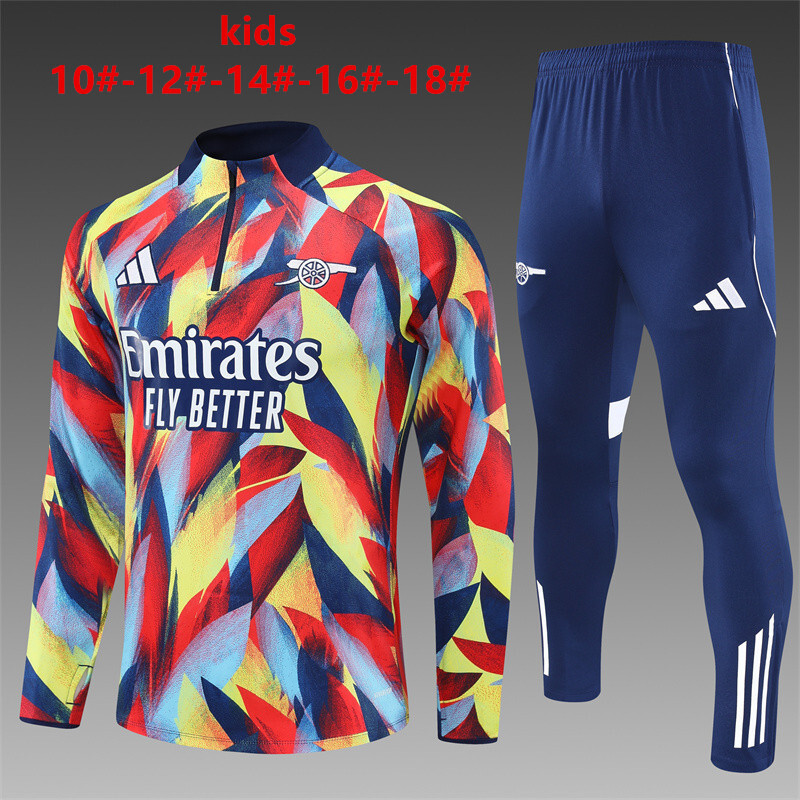 Arsenal 2025/26 Kids Sports Set Red Yellow