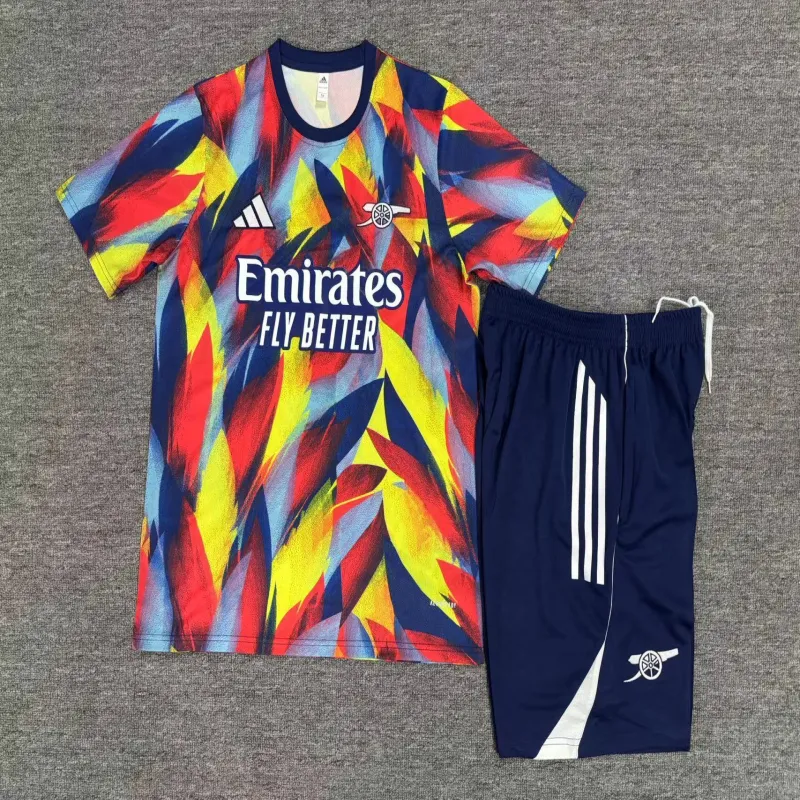Arsenal 2025/26 kids training set red yellow