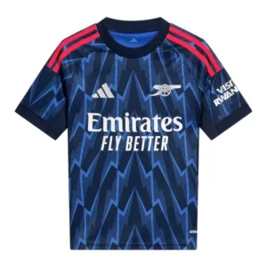 Arsenal 2025/26 Away Kids' Jersey - Blue