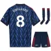 Arsenal ØDEGAARD 2025/26 Away Kids' Jersey Set - Blue