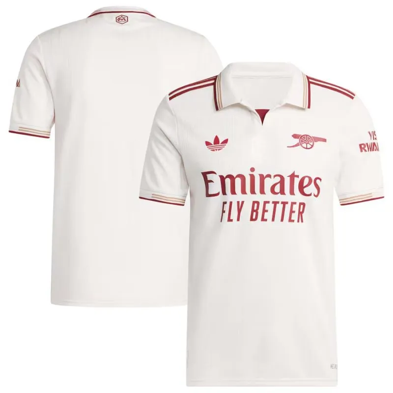 Tercera camiseta versión jugador Arsenal 2025/26