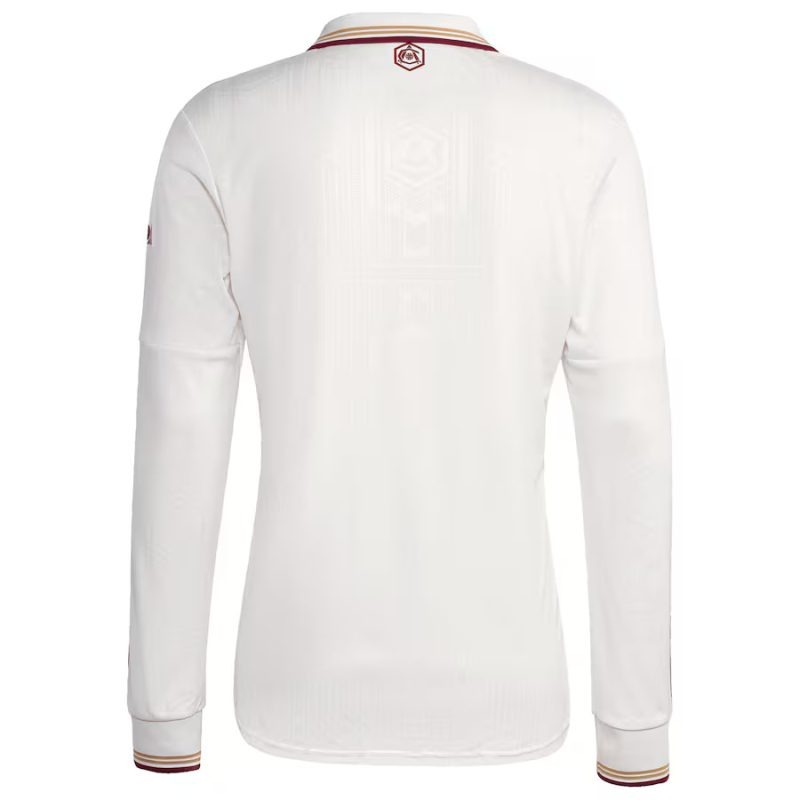 Arsenal 2025/26 Maillot tertiaire à manches longues - Blanc