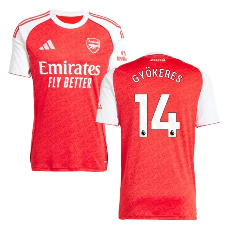 Arsenal GYOKERES 2025/26 Home Jersey - Red