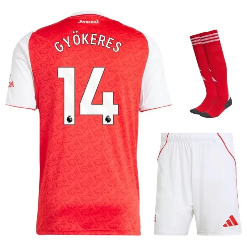 Kit d'enfant GYOKERES Arsenal 2025/26 domicile - Rouge