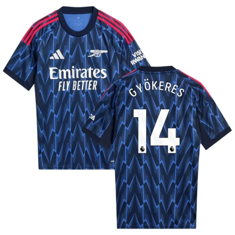 Arsenal GYOKERES 2025/26 Away Jersey - Blue