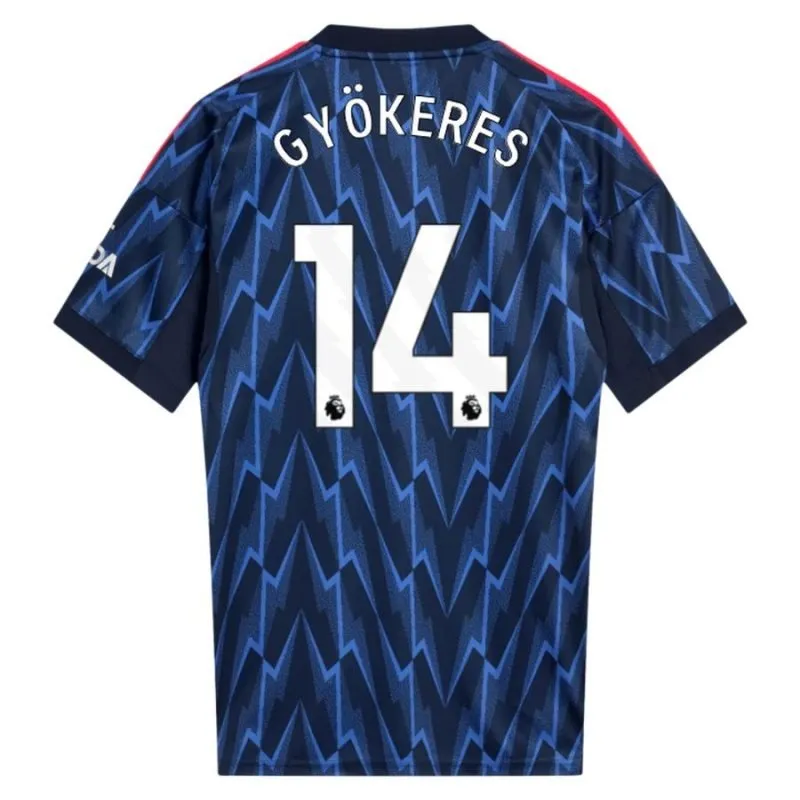 Arsenal GYOKERES 2025/26 Away Kids' Jersey Set - Blue