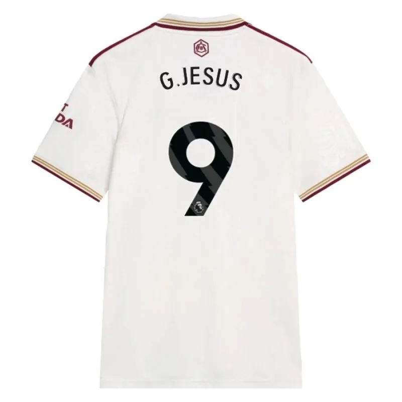 Arsenal G.JESUS 2025/26 Terza maglia - Bianca