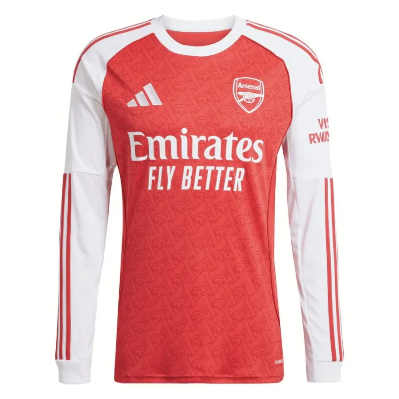 Arsenal 2025/26 Camiseta de casa de manga larga - Roja