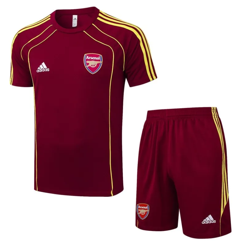 Maglia da allenamento + pantaloncini Arsenal 2025/26 - Rossa