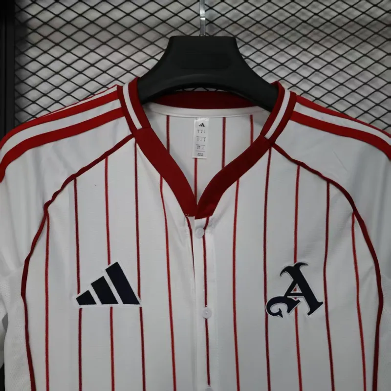 Arsenal Maglia Giocatore Edizione Baseball 2025/26 - Bianco