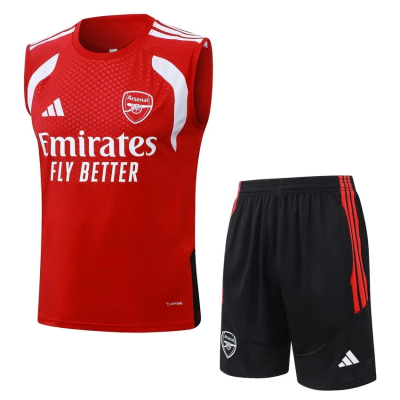 Conjunto Chaleco Arsenal 2026/27 Rojo