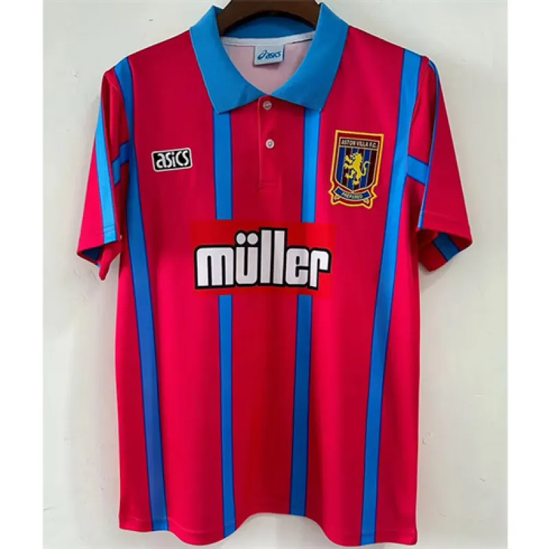 Aston Villa 1994 Home Retro Jersey - Red