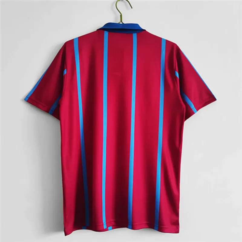 Camiseta retro de partido de casa de Aston Villa 1993 - 95 - Roja
