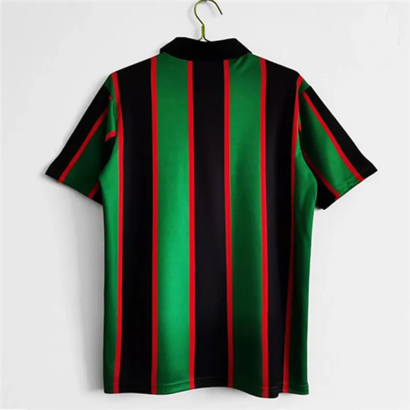 Camiseta retro de partido de fuera de Aston Villa 1993 - 95 - Verde