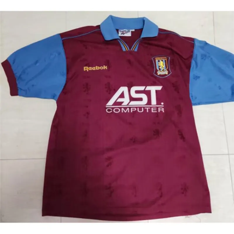 Maglia retro di casa di Aston Villa 1995 - 96 - Rossa