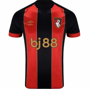 Bournemouth's 2024/25 home jersey - red and black