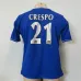 Crespo, maglia retro di casa di Chelsea 2003 - 05, numero 21 - Azzurro