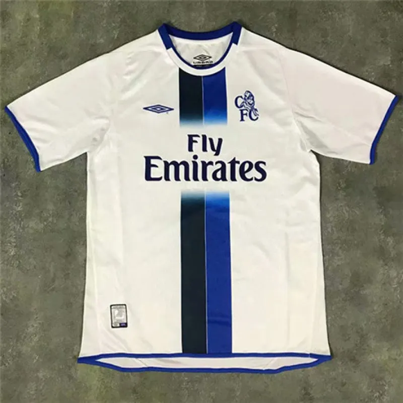 Chelsea 2003 - 2005 Auswärts - Retro - Trikot - Weiß