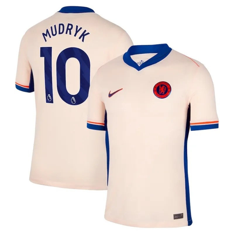 Mudryk's Chelsea 2024/25 Away Jersey - Light Orange