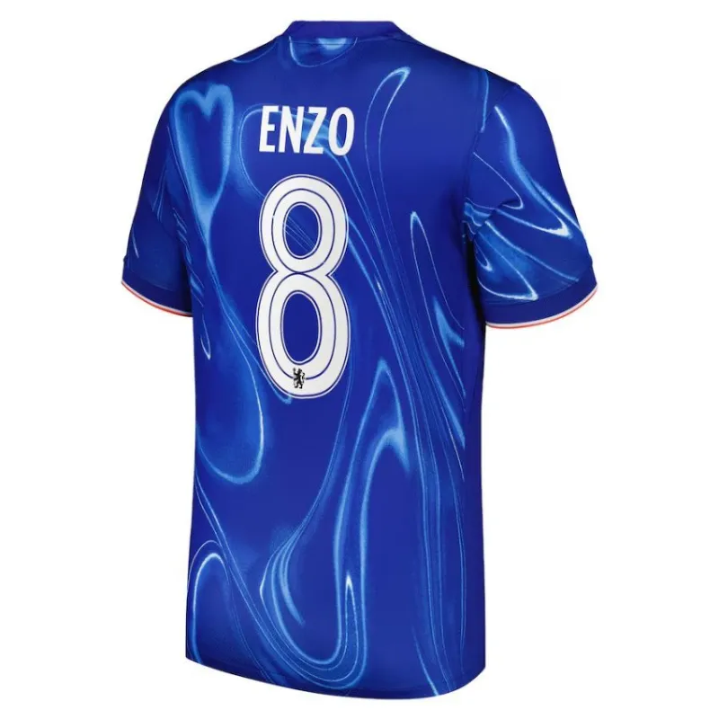 El conjunto de camisetas para niños de casa de Chelsea 2024/25 de Enzo - Azul