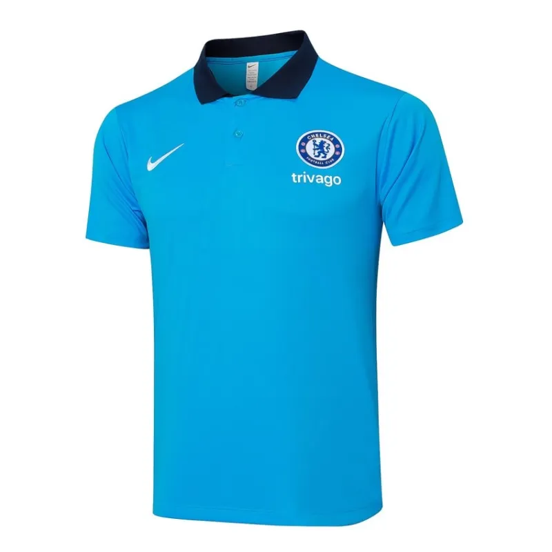 Maglia da allenamento Polo + Pantaloni di Chelsea 2024/25 - Blu cielo