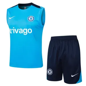 Gilete + Pantalones cortos de Chelsea 2024/25 - Azul claro
