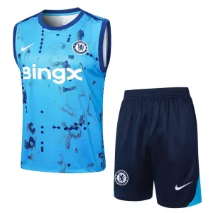 Gilete + Pantalones cortos de Chelsea 2024/25 - Azul cielo