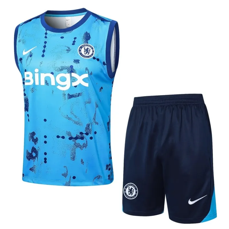 Gilete + Pantalones cortos de Chelsea 2024/25 - Azul cielo