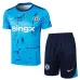 Chelsea 2024/25 Trainingsanzug + Shorts - Himmelblau