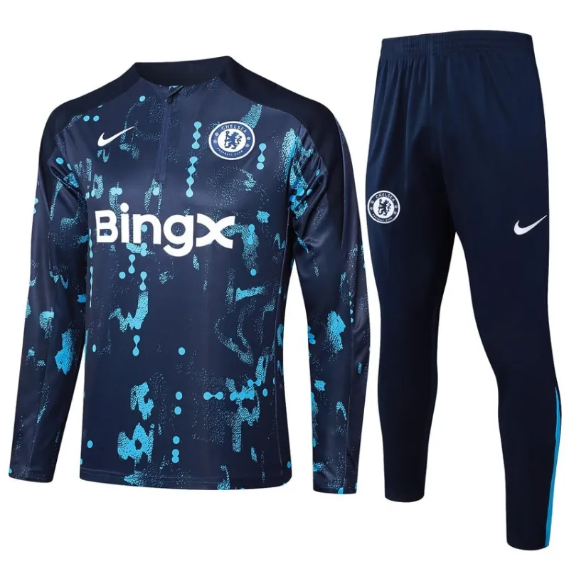 Chelsea 2024/25 training shirt + trousers - blue pattern