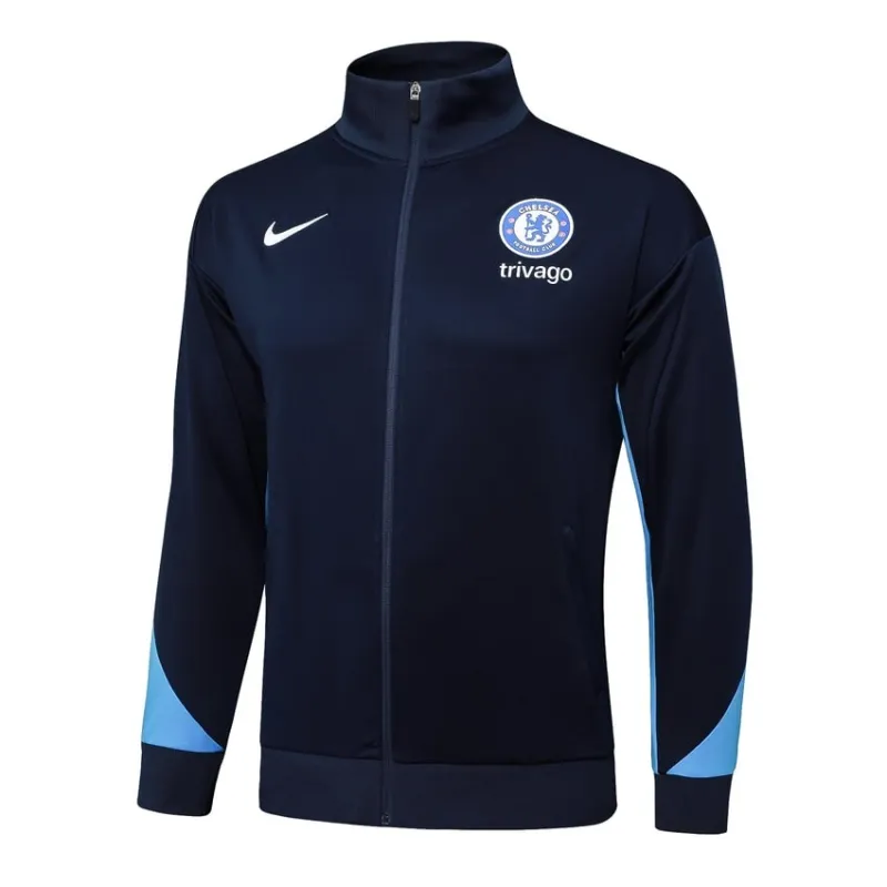 Chelsea 2024/25 Sports Jacket + Trousers - Dark Blue