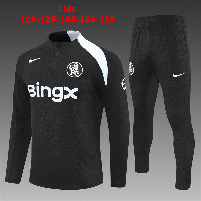 Chelsea 2025/26 Set Sportivo Bambino Nero