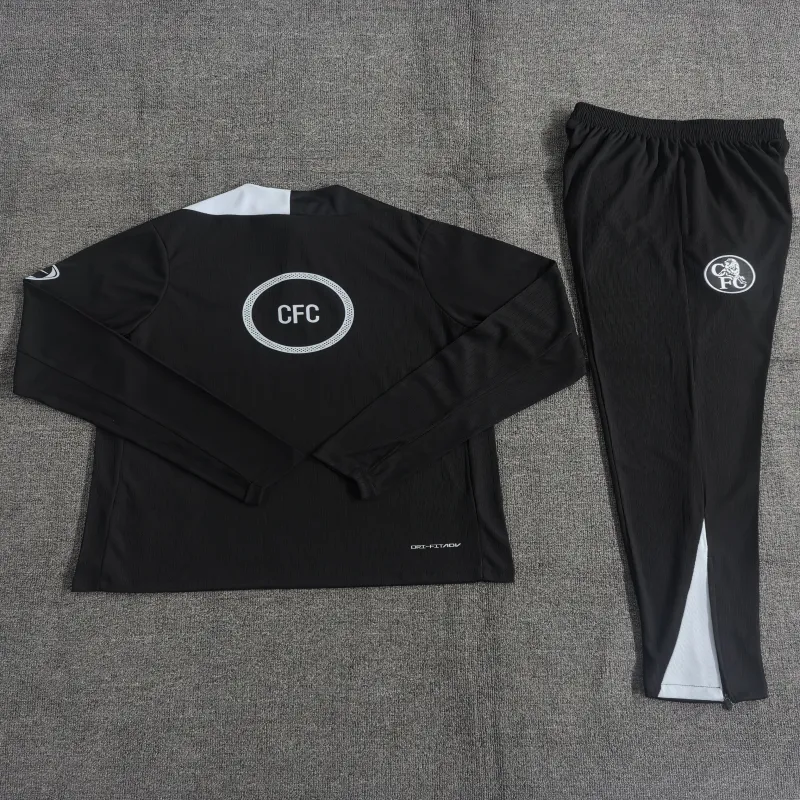 Chelsea 2025/26 Set Sportivo Bambino Nero